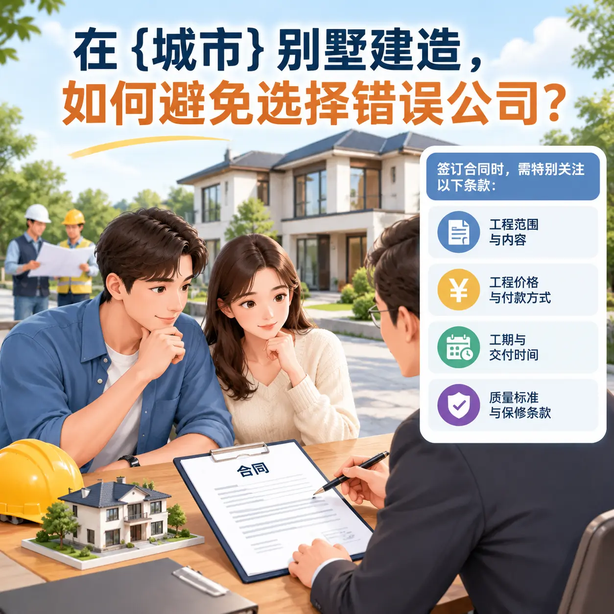在 兴义 别墅建造,如何避免选择错误公司?
