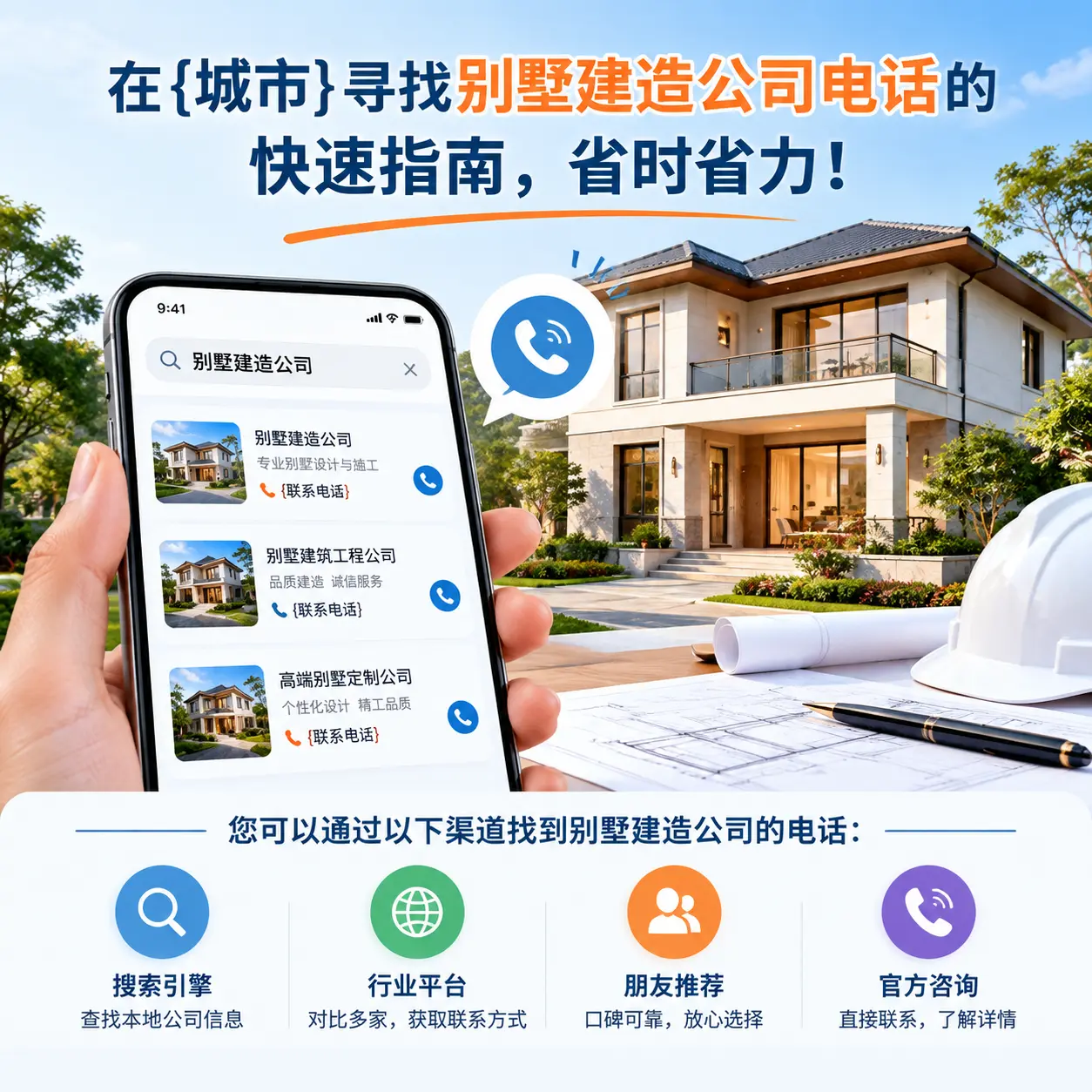 在兴义寻找别墅建造公司电话的快速指南，省时省力！
