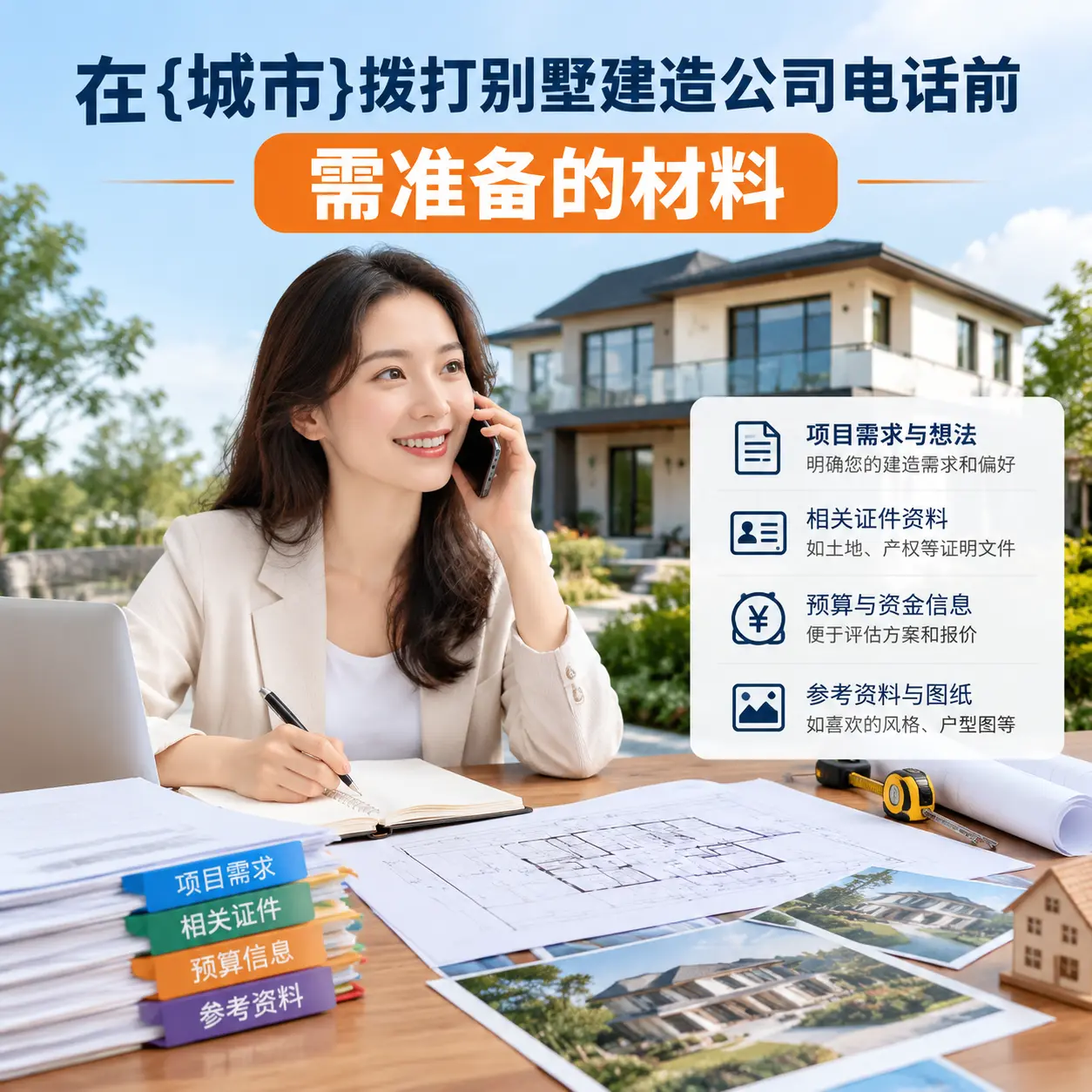 在兴义拨打别墅建造公司电话前需准备的材料