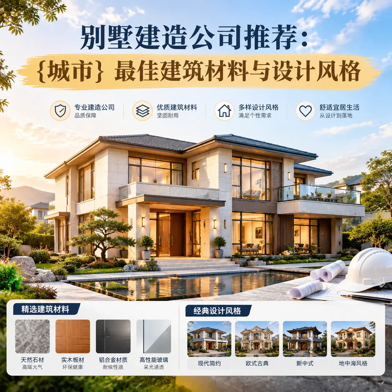 别墅建造公司推荐： 兴义 最佳建筑材料与设计风格