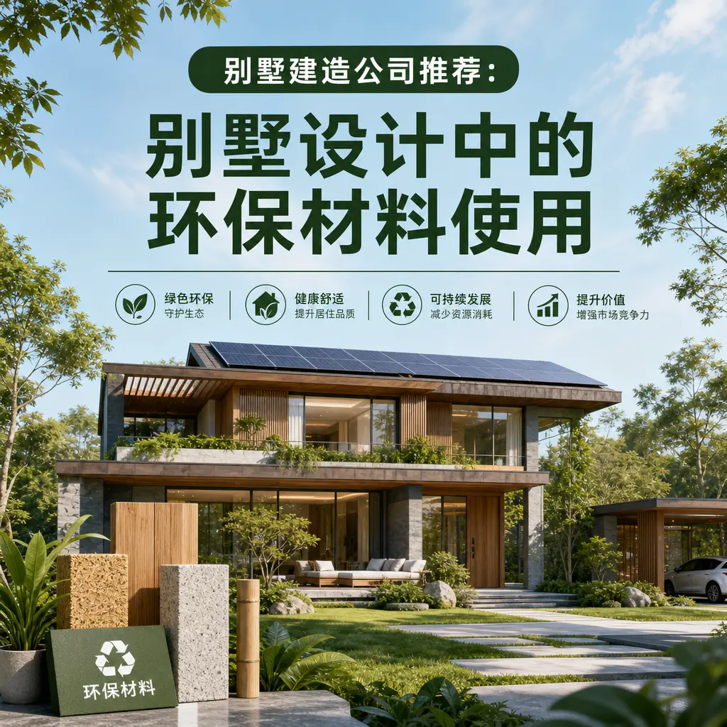 别墅建造公司推荐: 兴义 别墅设计中的环保材料使用
