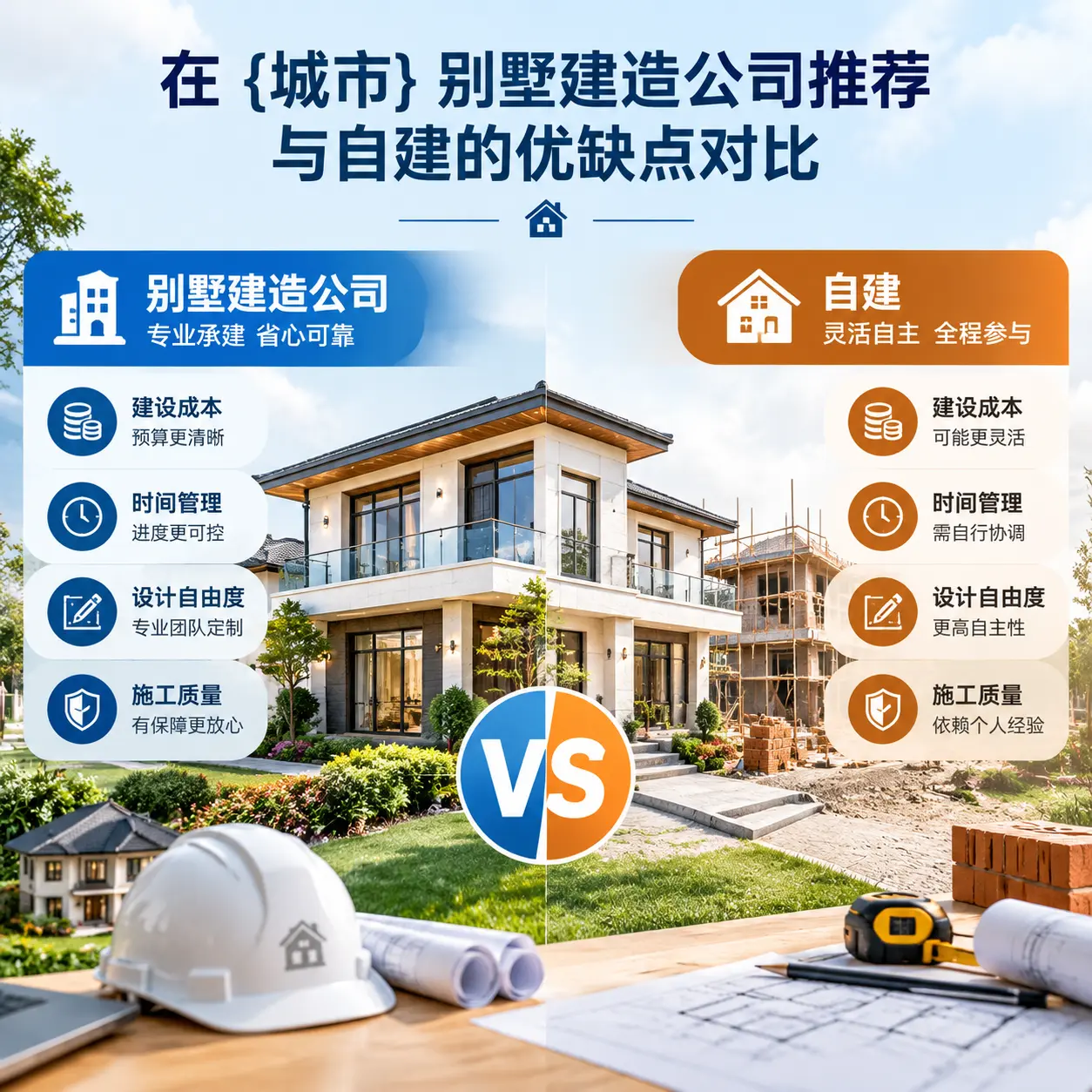 在 兴义 别墅建造公司推荐与自建的优缺点对比